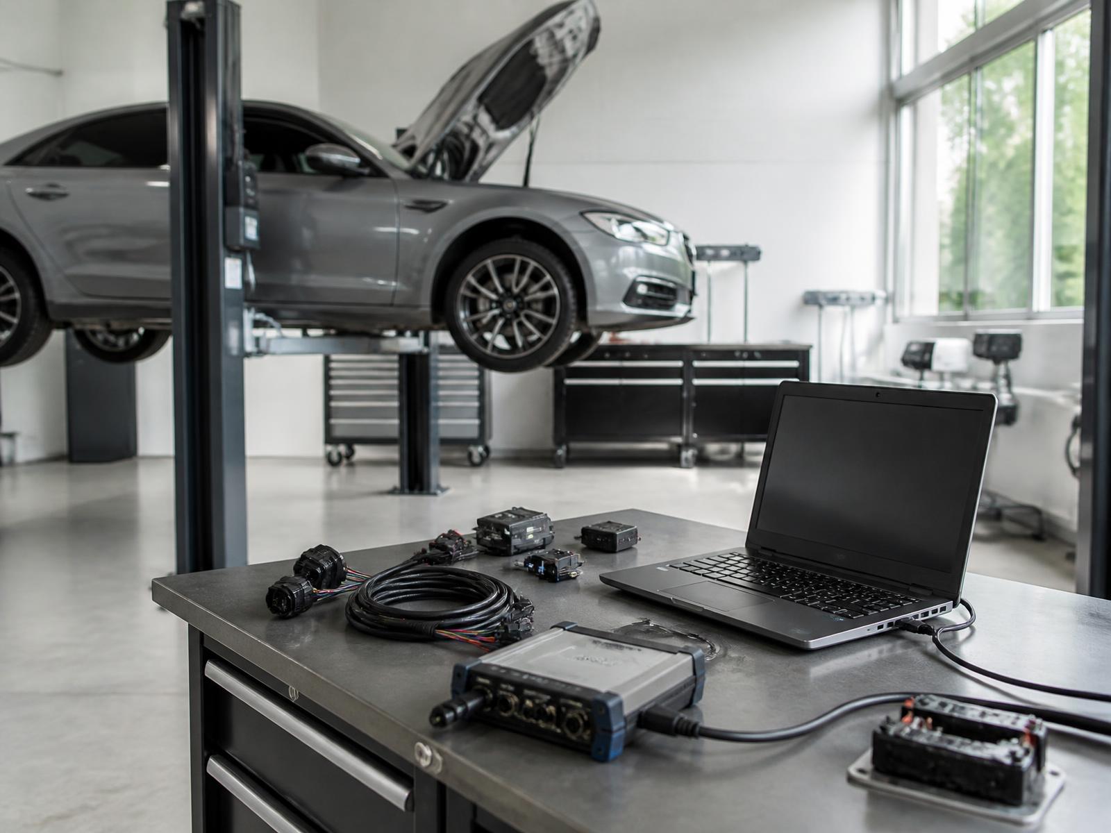Radionica za autoelektroniku sa dijagnostičkom opremom
